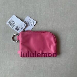 Lululemon Clippable Card Pouch - Sakura Pink